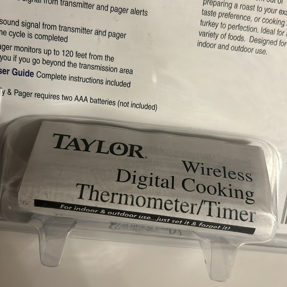 Taylor digital meat cooking thermometer and timer new in box - Picture 5 of 5